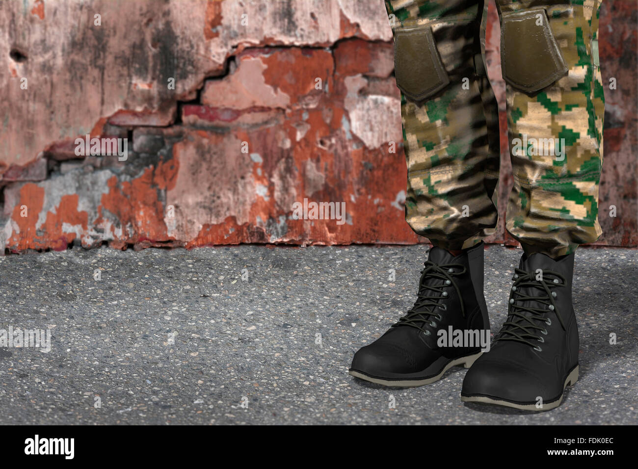 soldiers footwear
