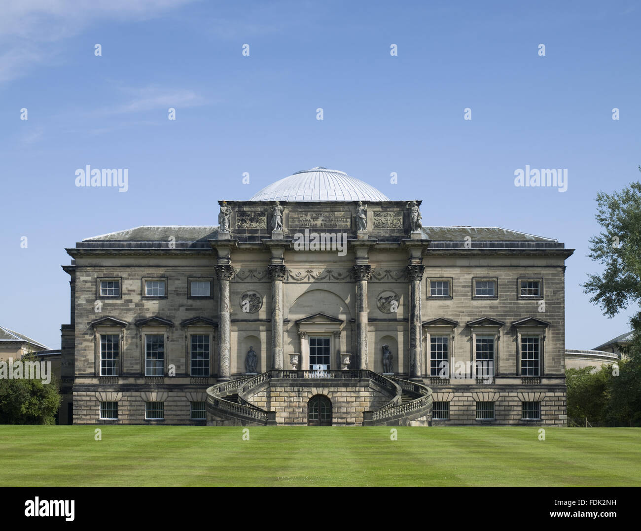 The south front of Kedleston Hall, Derbyshire. The house was begun in