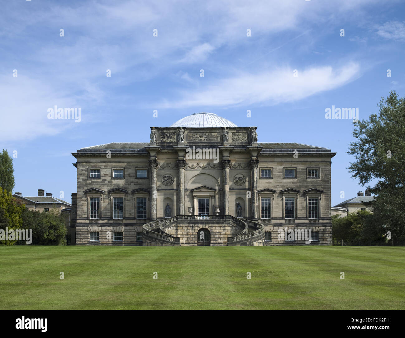 The south front of Kedleston Hall, Derbyshire. The house was begun in