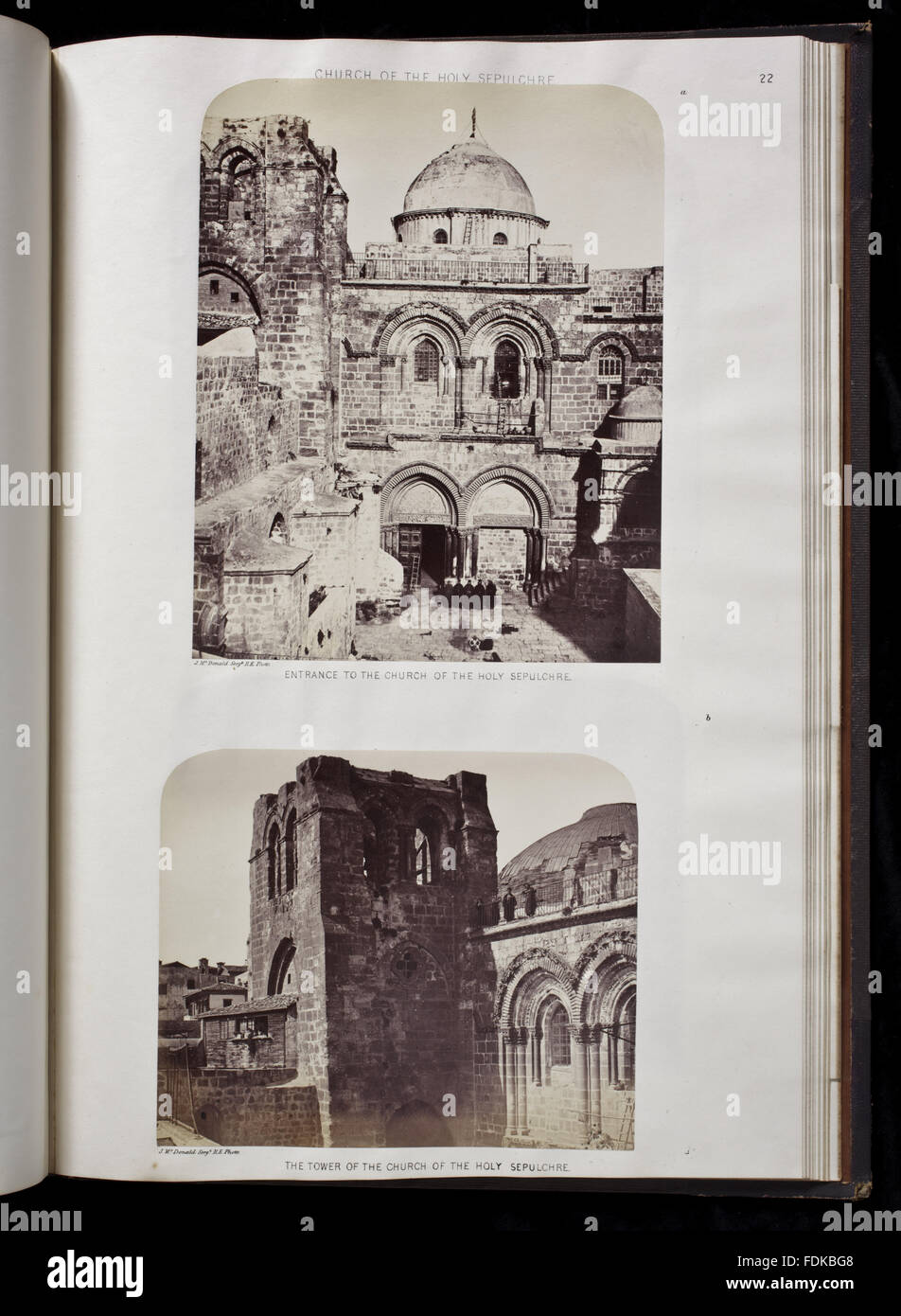 Photographs of the Church of the Holy Sepulchre in Captain Charles W ...