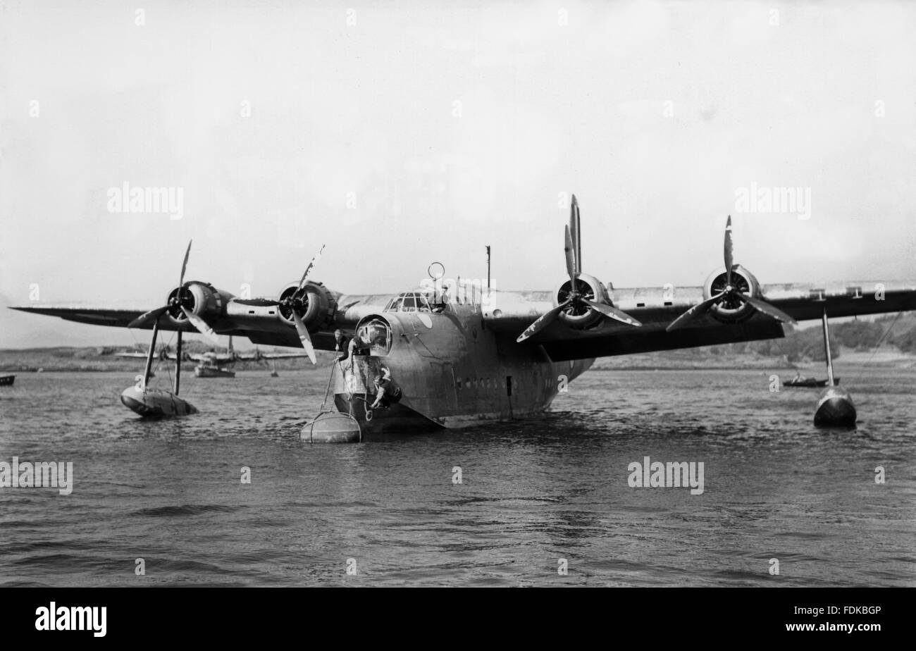 Short Sunderland L5798, built Rochester. Stock Photo