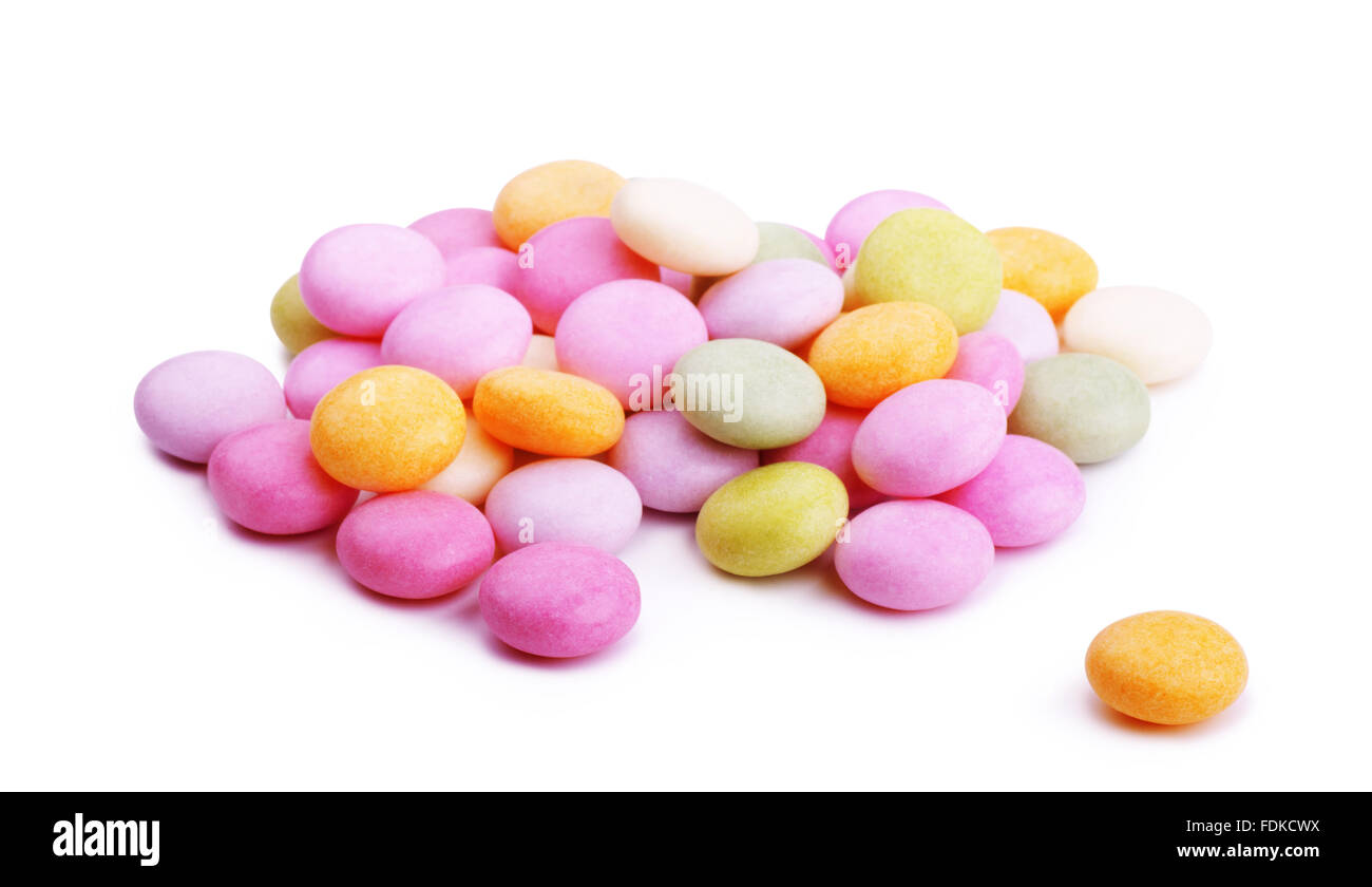 Jelly candies isolated on a white background Stock Photo - Alamy