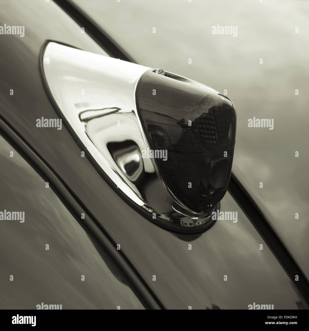 Classic vintage car taillight Stock Photo - Alamy
