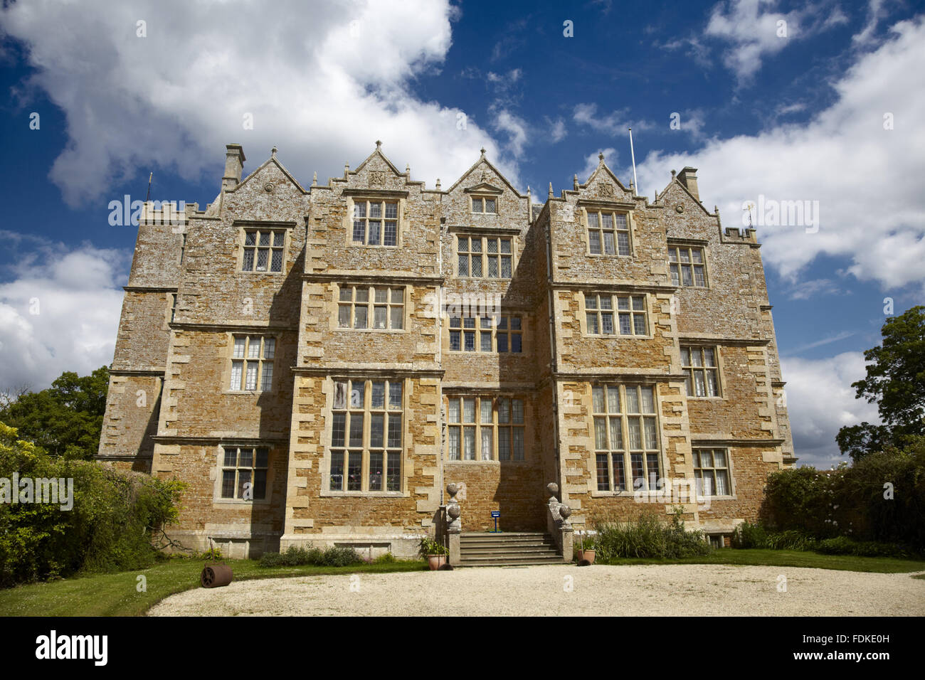 The south front at Chastleton House, Oxfordshire. The Jacobean house ...