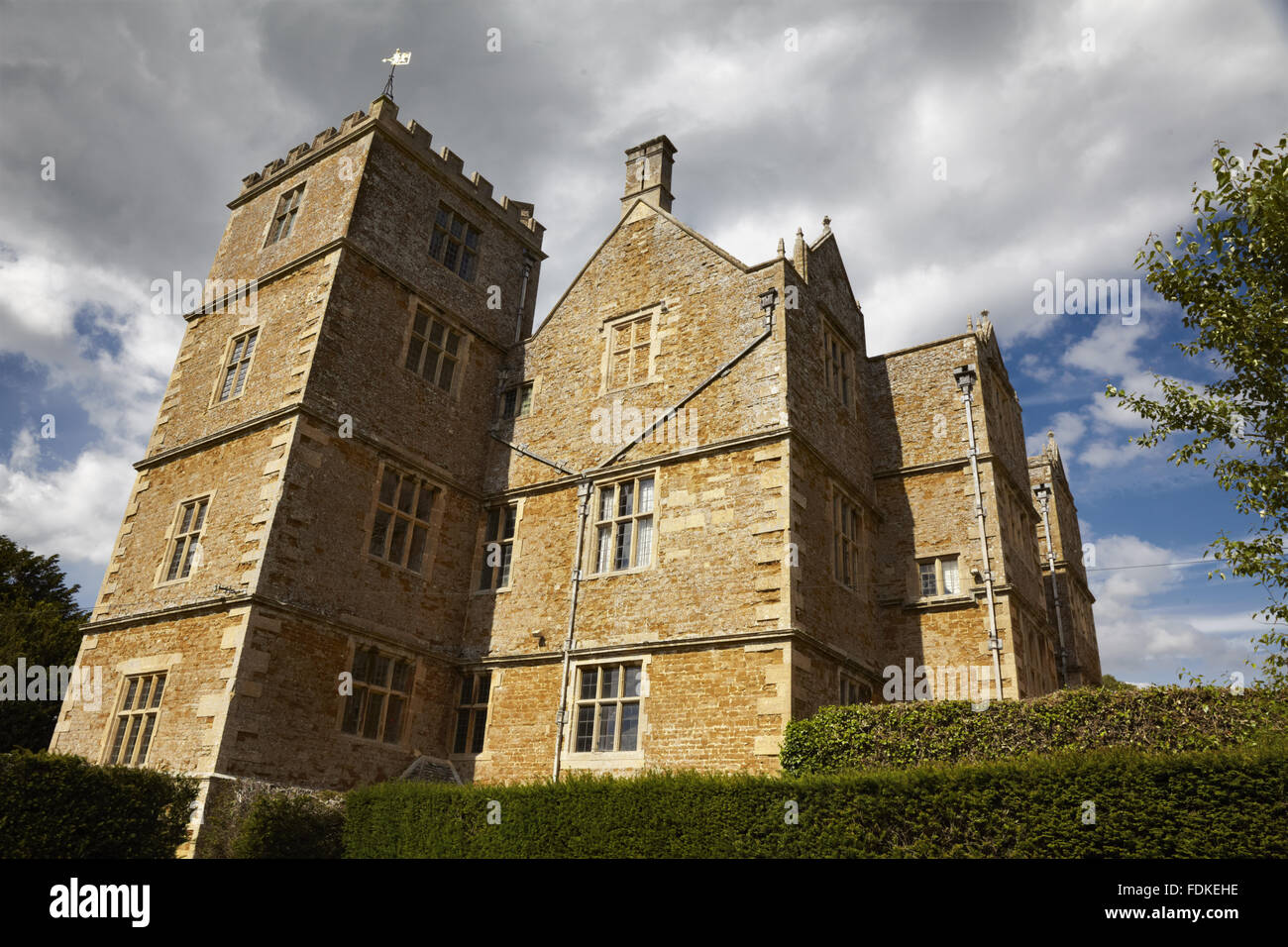 The west front of Chastleton House, Oxfordshire. The Jacobean house was ...