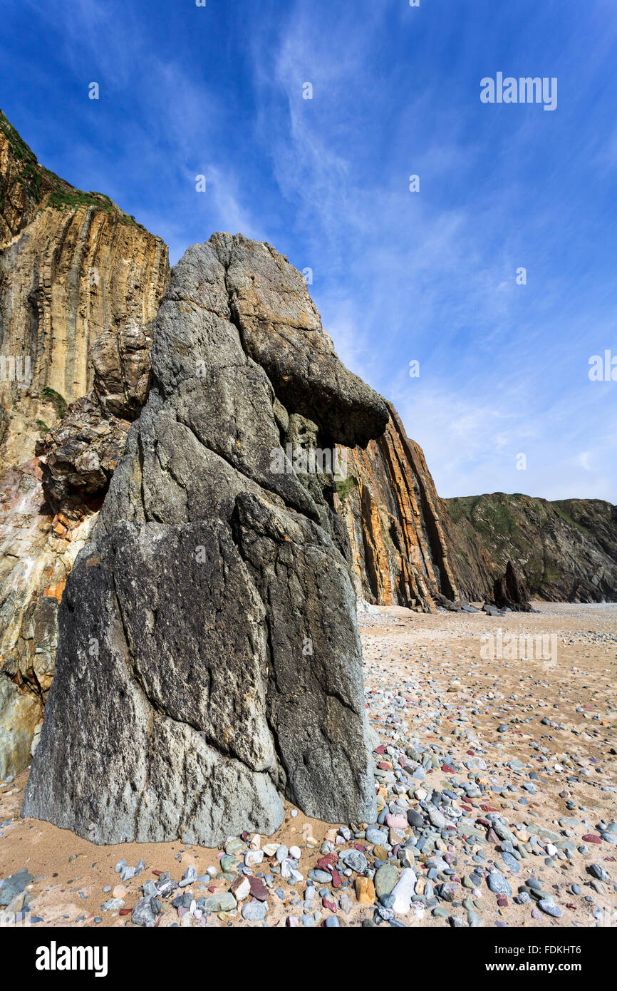 Marloes Sands, Pembrokeshire, Wales, Uk Stock Photo