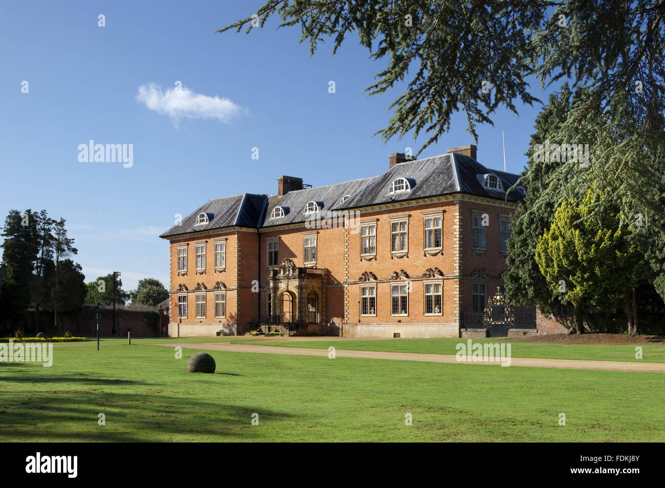 The North East Front Of Tredegar House, Newport, South Wales. The House ...