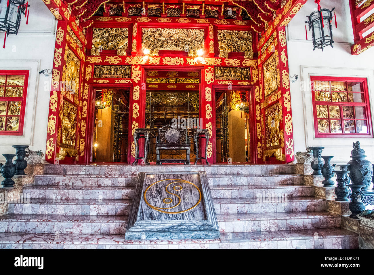Decorative Interior At The Chinese Palace And Gardens At The