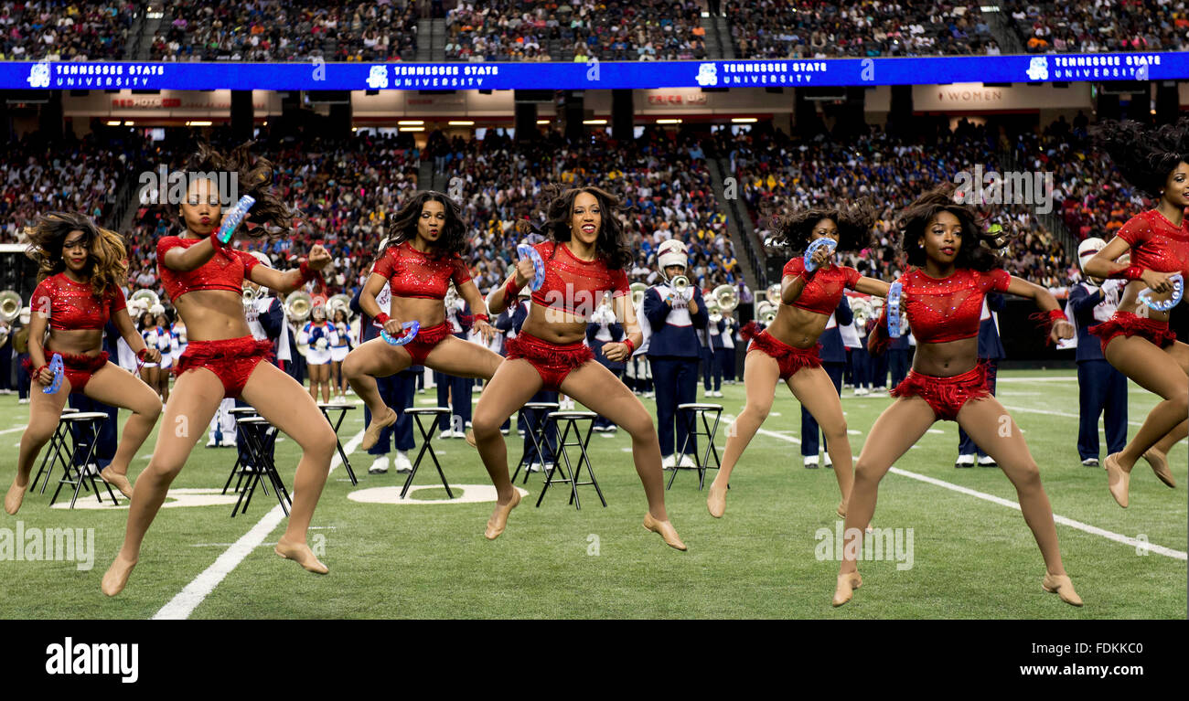 Atlanta, GA, USA. 30th Jan, 2016. The Sophisticated Ladies dance team