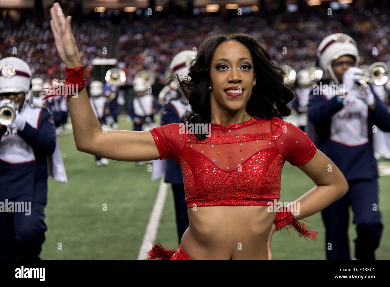Atlanta, GA, USA. 30th Jan, 2016. The Sophisticated Ladies dance team