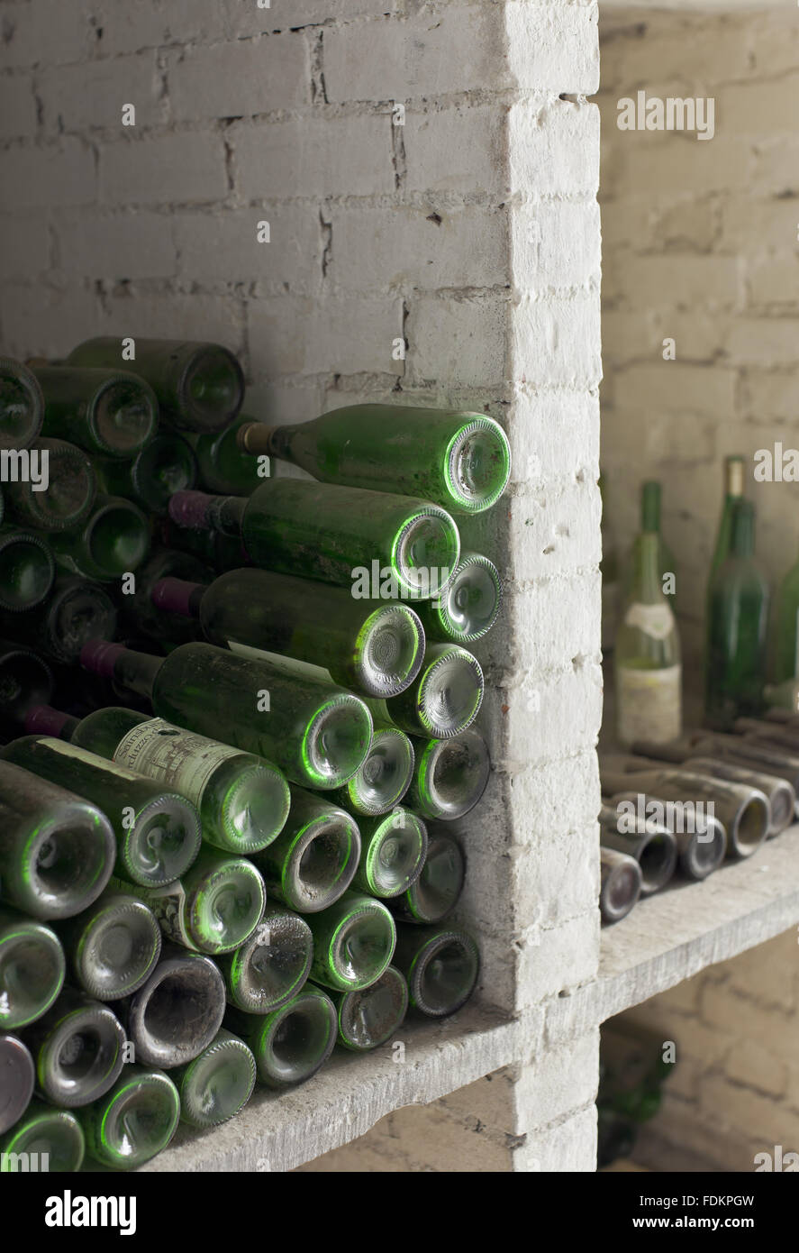 Empty wine bottles in house hi-res stock photography and images - Alamy