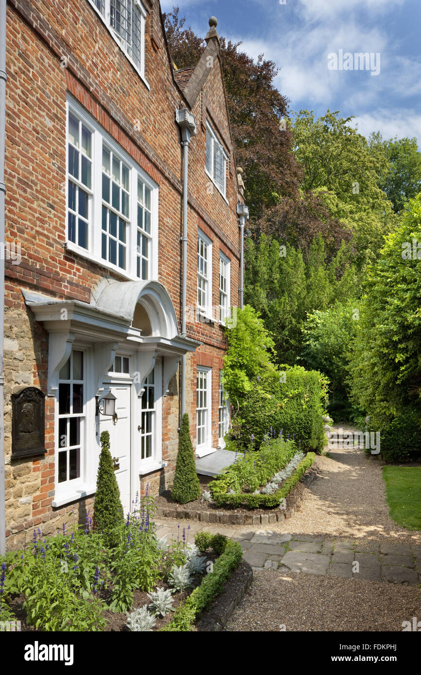 Entrance front at Quebec House, Westerham, Kent. The house is where