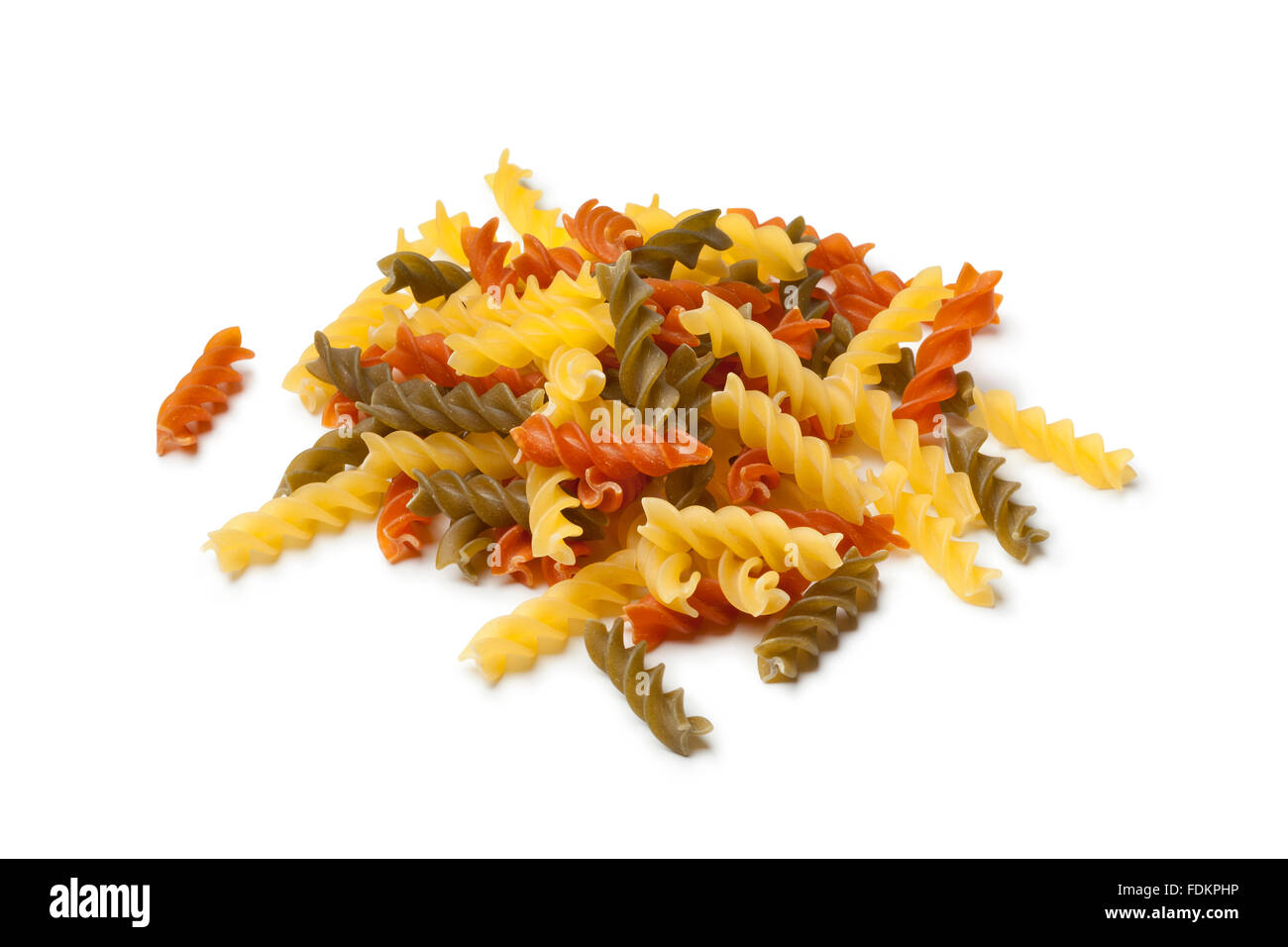 Fusilli pasta isolated hires stock photography and images Alamy