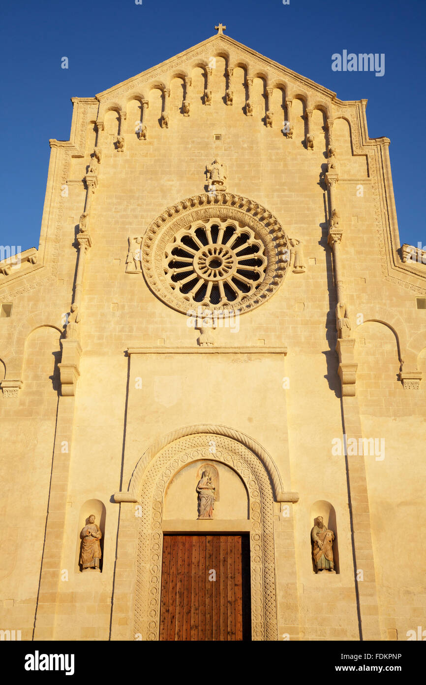 Matera Cathedral, Basilicata, Italy Stock Photo