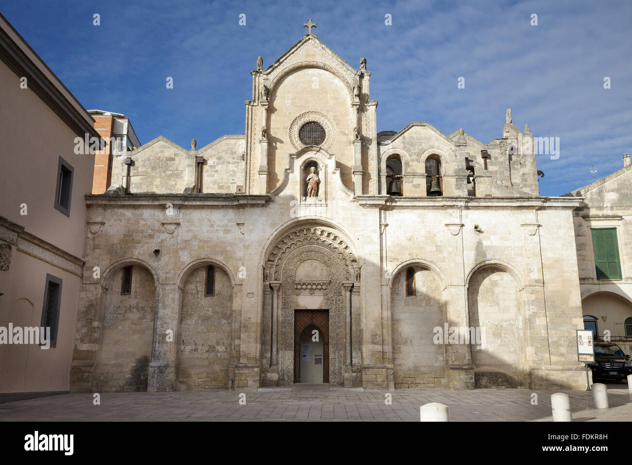 Convent of Saint Agostino, Matera, Basilicata, Italy Stock Photo