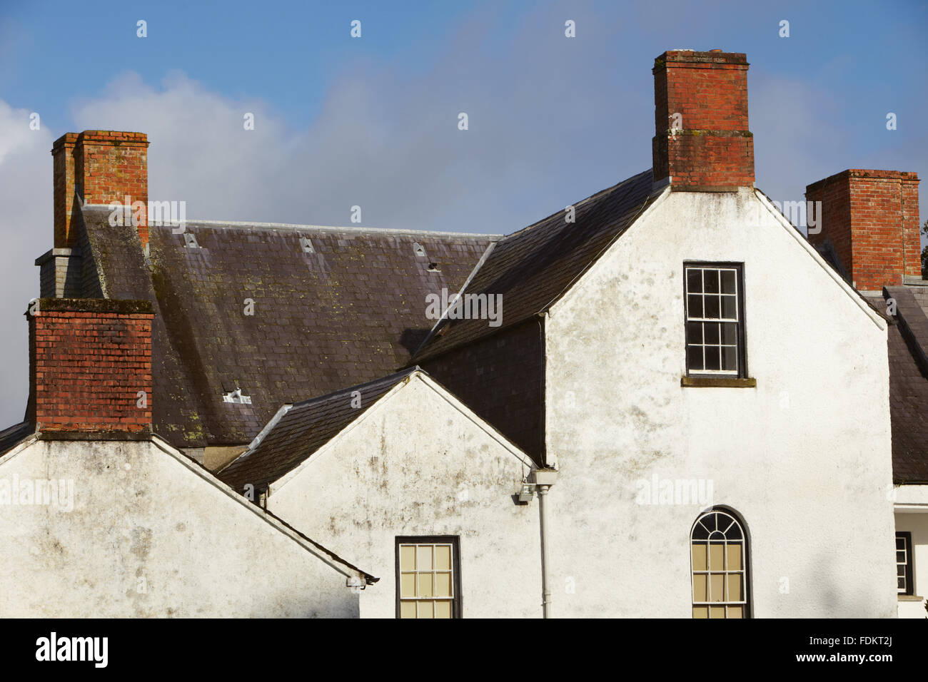 Details of the exterior of the seventeenthcentury manor house at