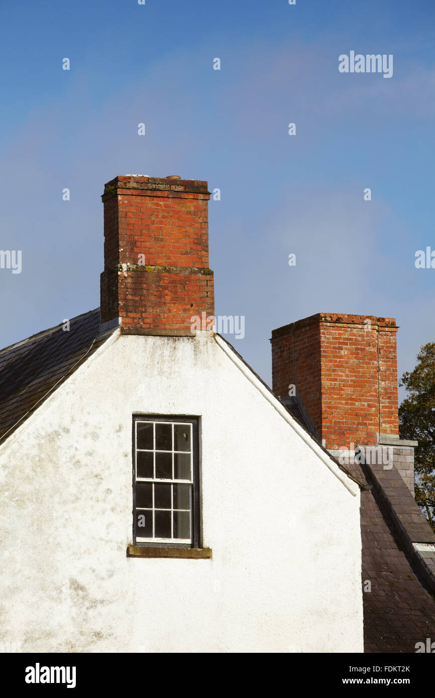 Details of the exterior of the seventeenthcentury manor house at