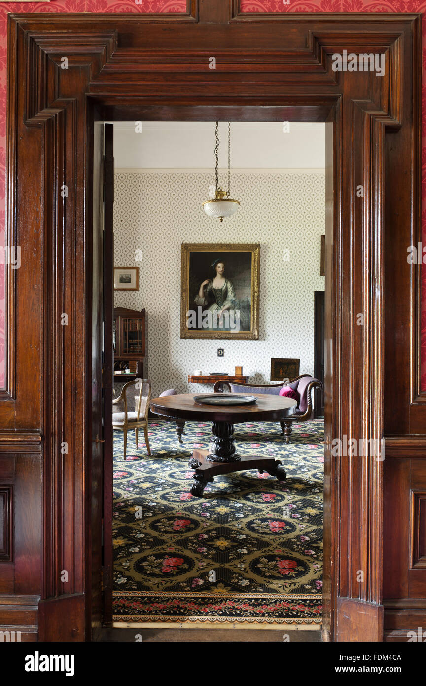 View Through A Door From The Side Hall At Tredegar House