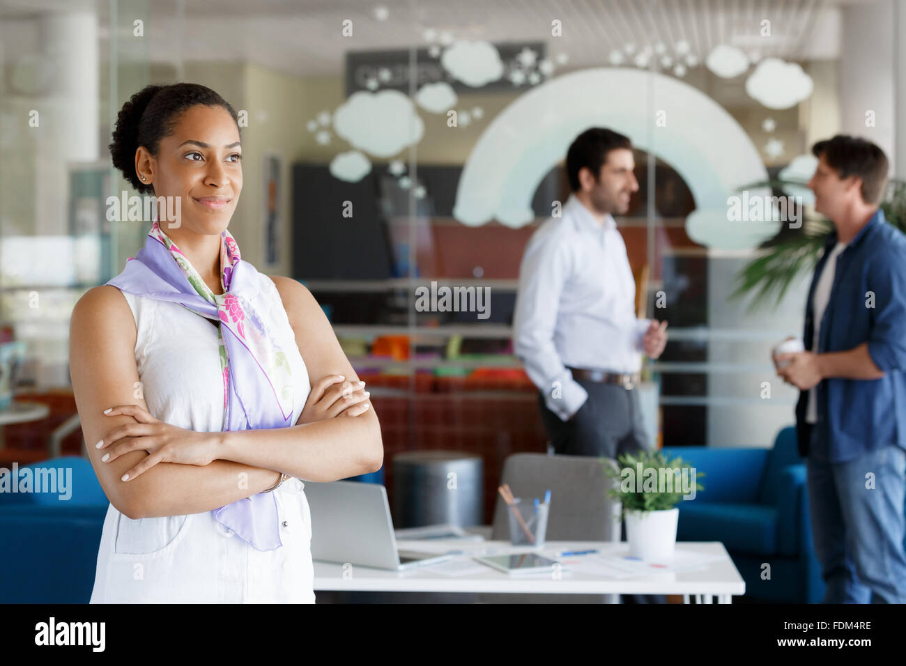Portrait of a beautiful young businesswoman in an office Stock Photo ...