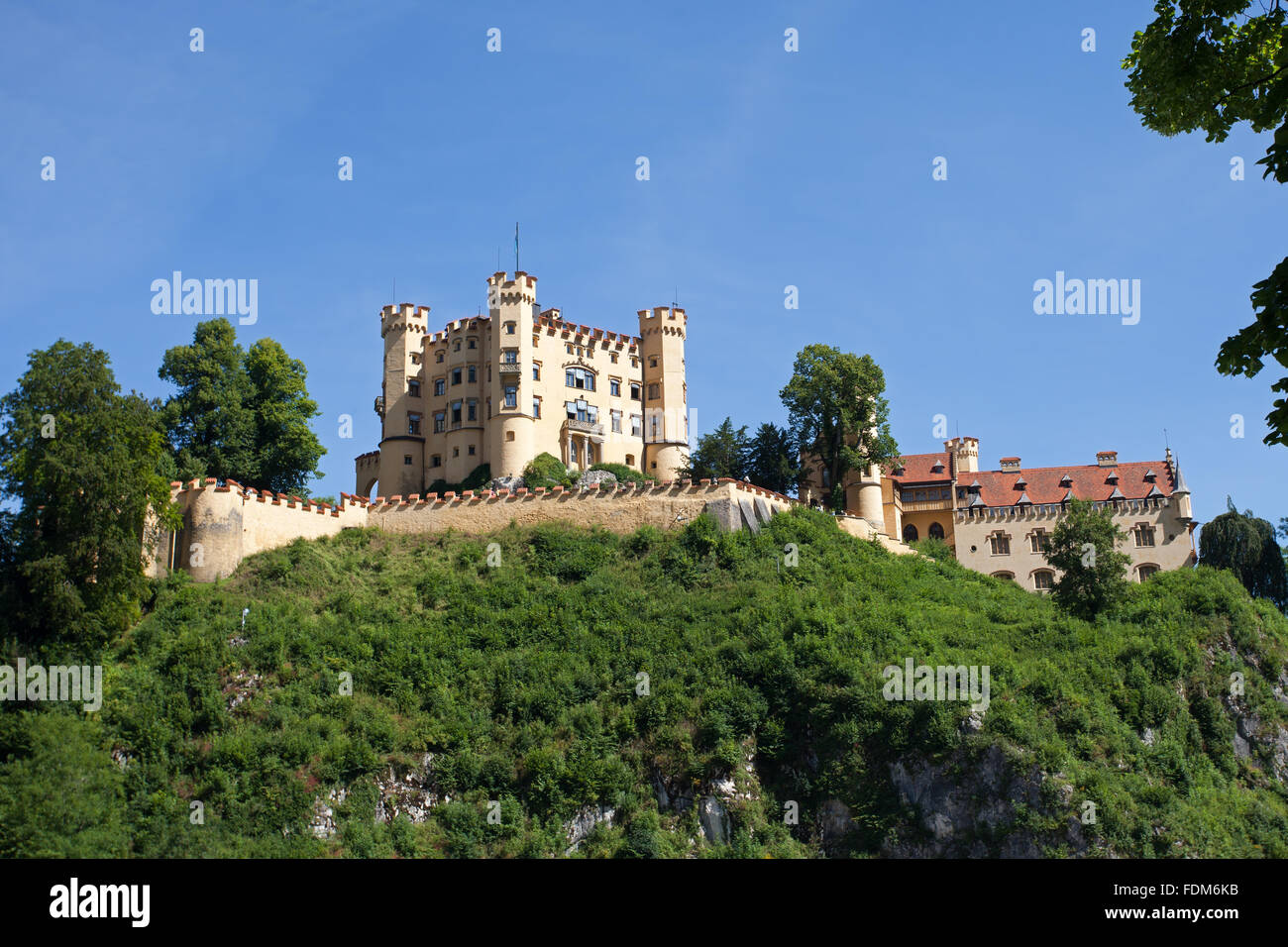 Hohenschwangau Castle Stock Photo