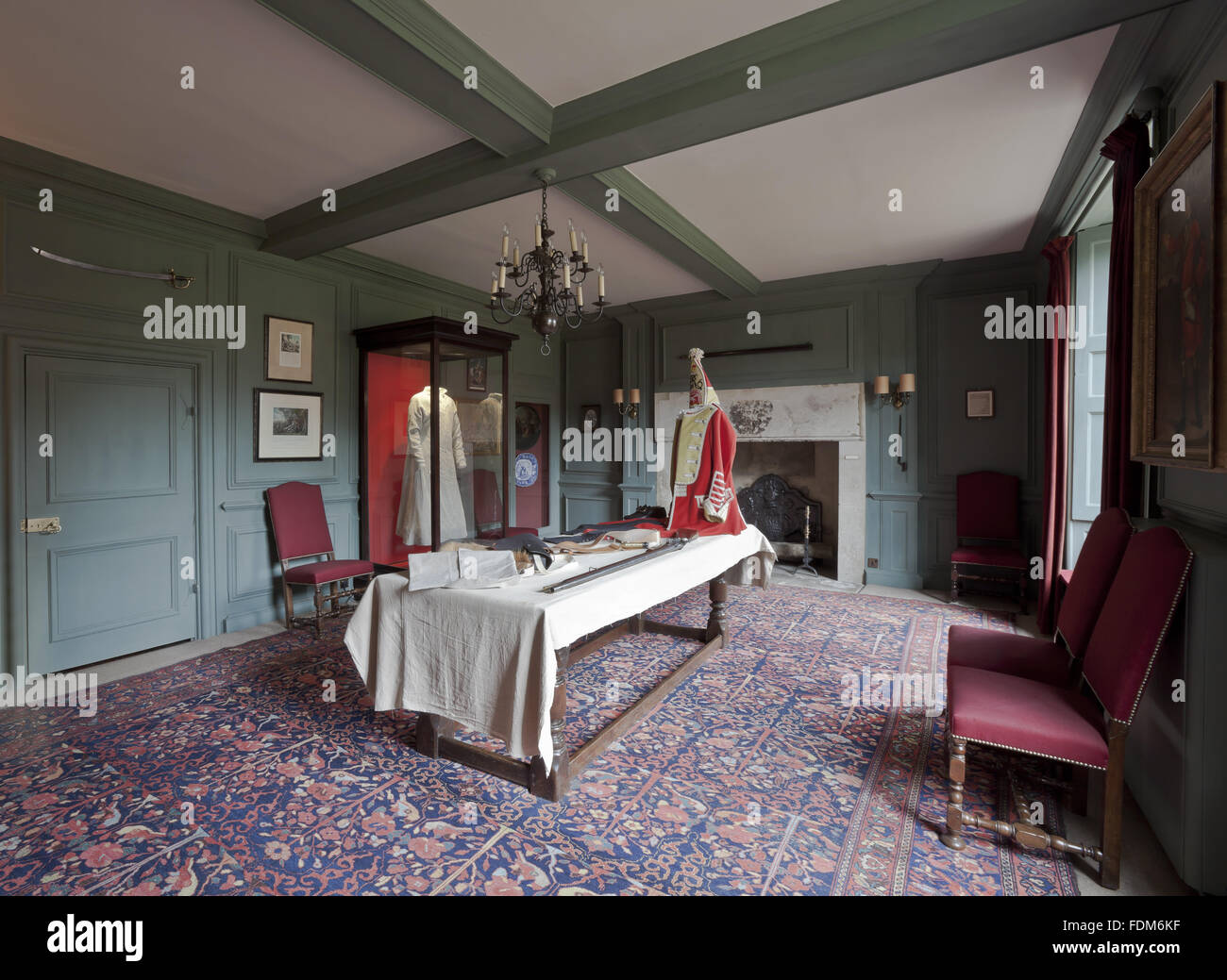 The Bicentenary Room at Quebec House, Westerham, Kent. Quebec House was