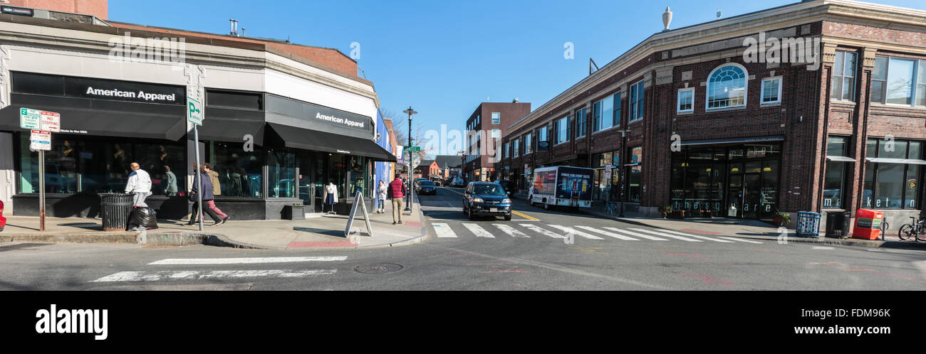 Harvard Square, Cambridge Massachusetts Stock Photo