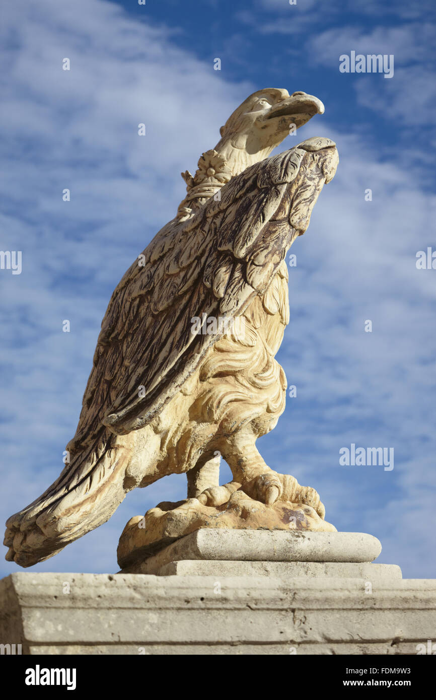 Eagle statue at Osterley, Isleworth, Middlesex. Stock Photo