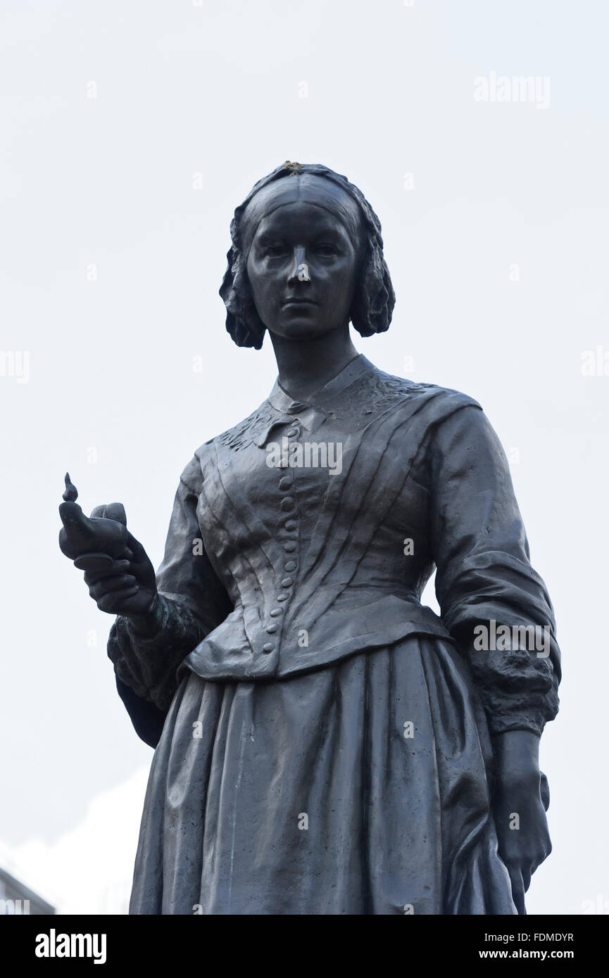 Florence Nightingale statue by Arthur Walker (18611936), London