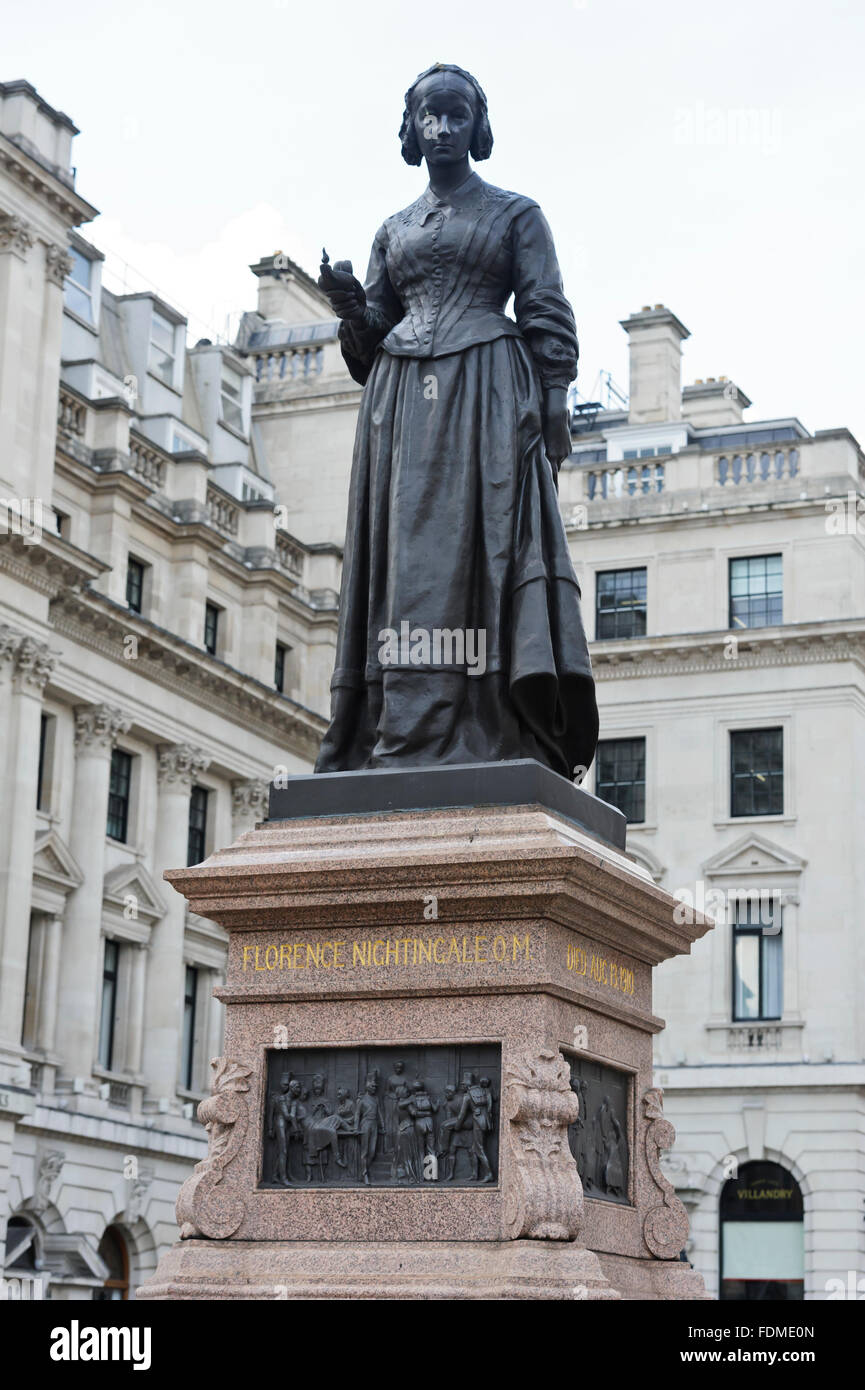 Florence Nightingale statue by Arthur Walker (18611936), London