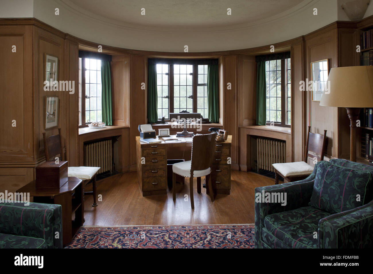 1920 S Shutze Home Office Library Atlanta By Beth Webb