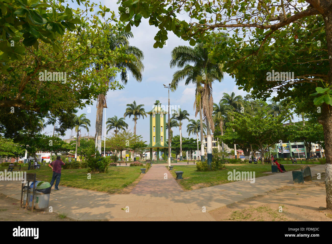 Puerto Maldonado, Peru - September 18, 2015: Puerto Maldonado is a city in Southeastern Peru in the Amazon forest. Peru. Stock Photo