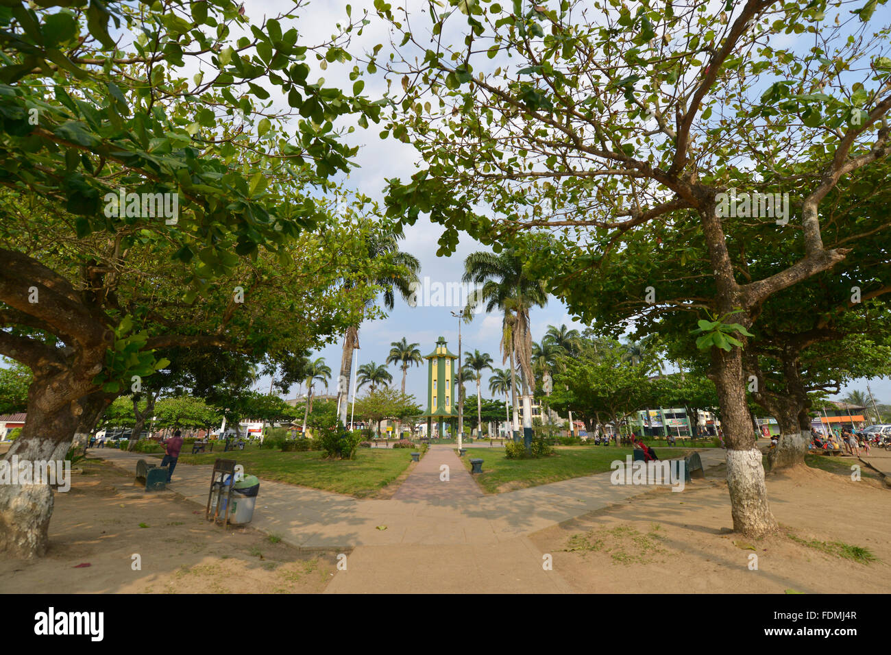 Puerto Maldonado, Peru - September 18, 2015: Puerto Maldonado is a city in Southeastern Peru in the Amazon forest. Peru. Stock Photo