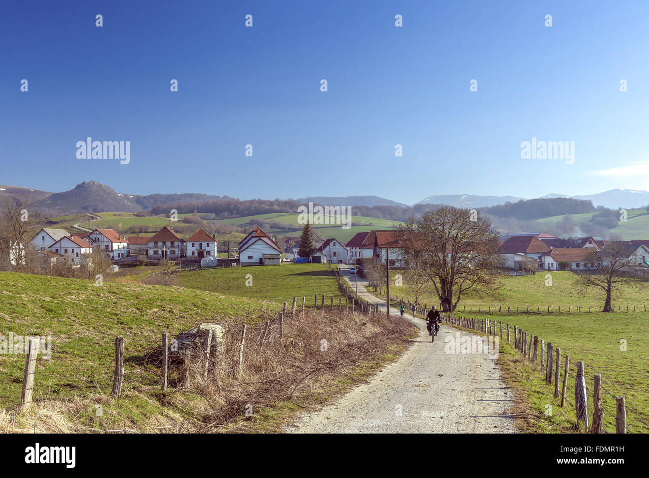 French Route Of The Camino De Santiago De Compostela Stock Photo Alamy