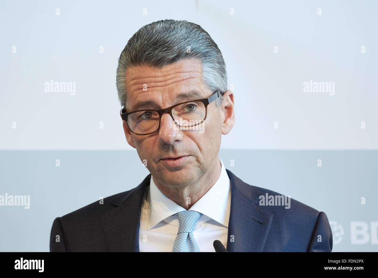Berlin, Germany, Ulrich Grillo, BDI President Stock Photo Alamy