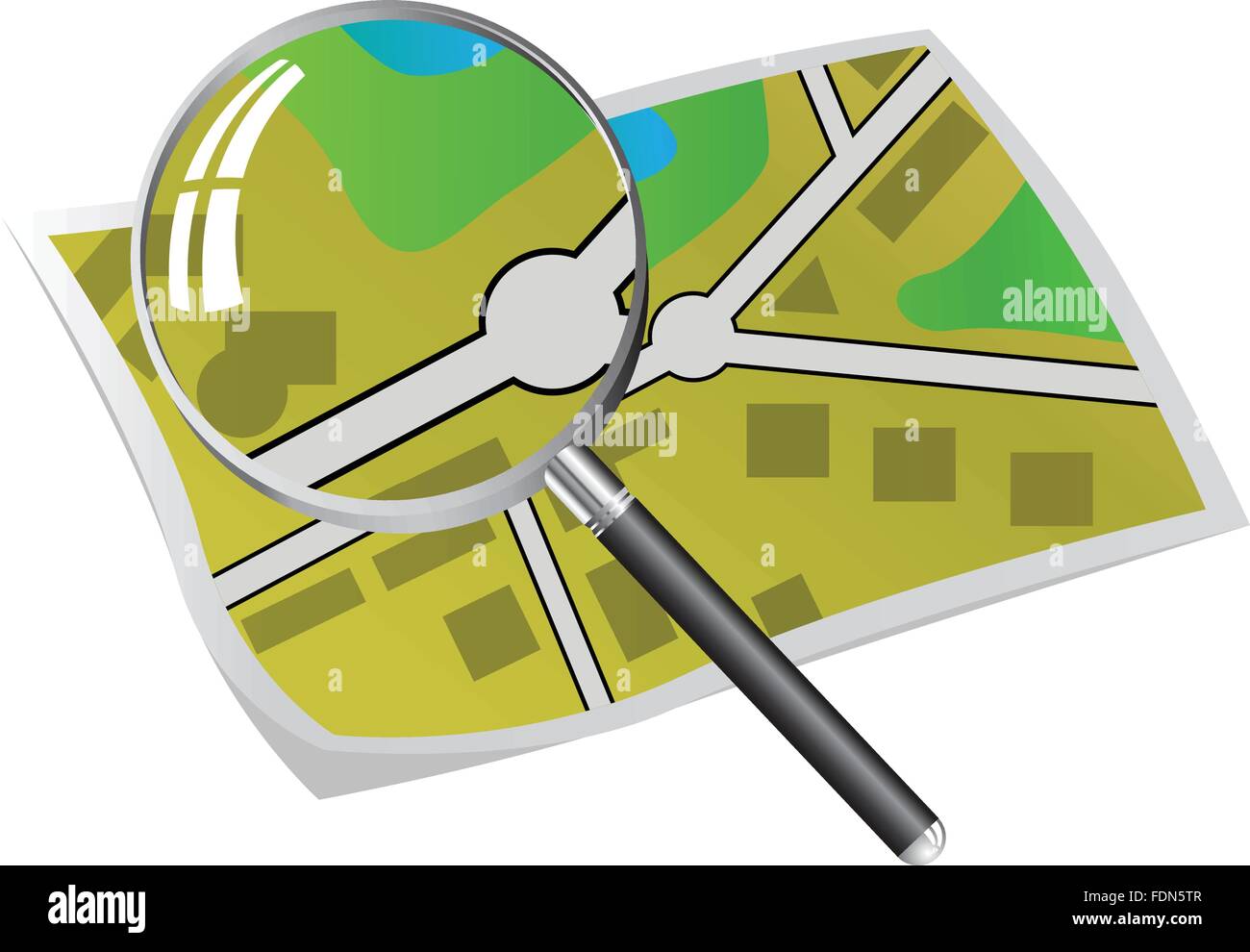 Map vector illustration Stock Vector Image & Art - Alamy