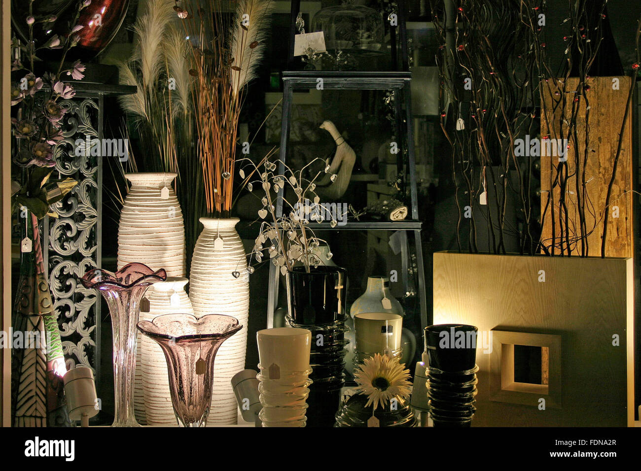 Abstract shop widow scene Stock Photo - Alamy
