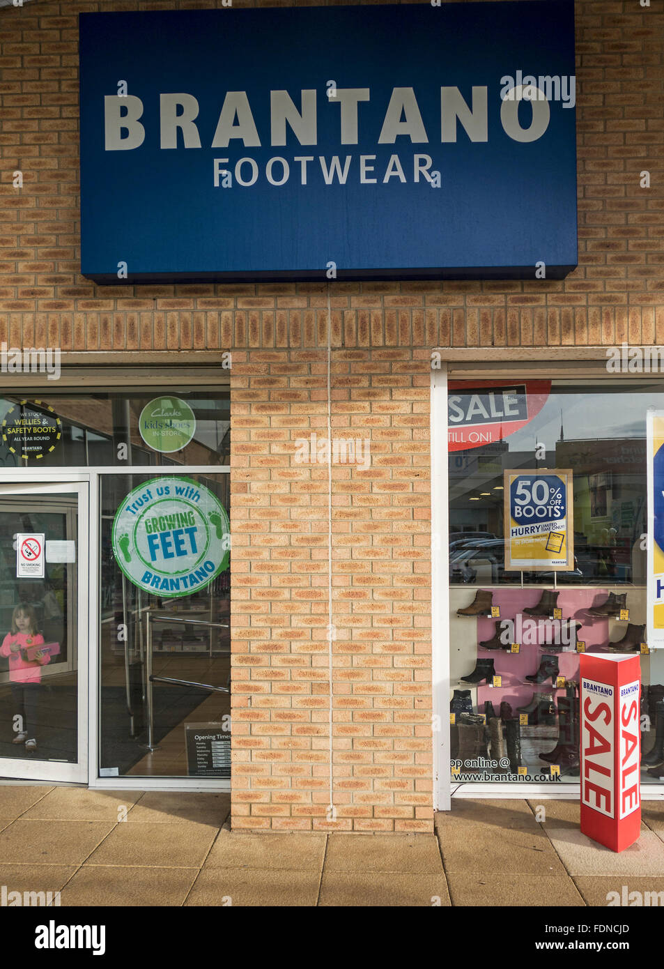 Footwear retailer Brantano enters administration shortly after purchase by  private equity group Alteri from Macintosh RetailGrou Stock Photo - Alamy