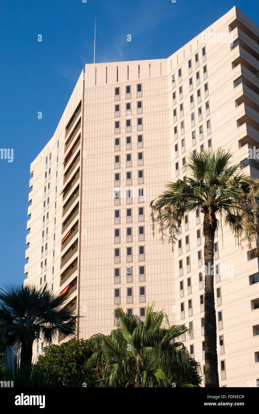One of the many modern buildings in Monte Carlo Stock Photo - Alamy