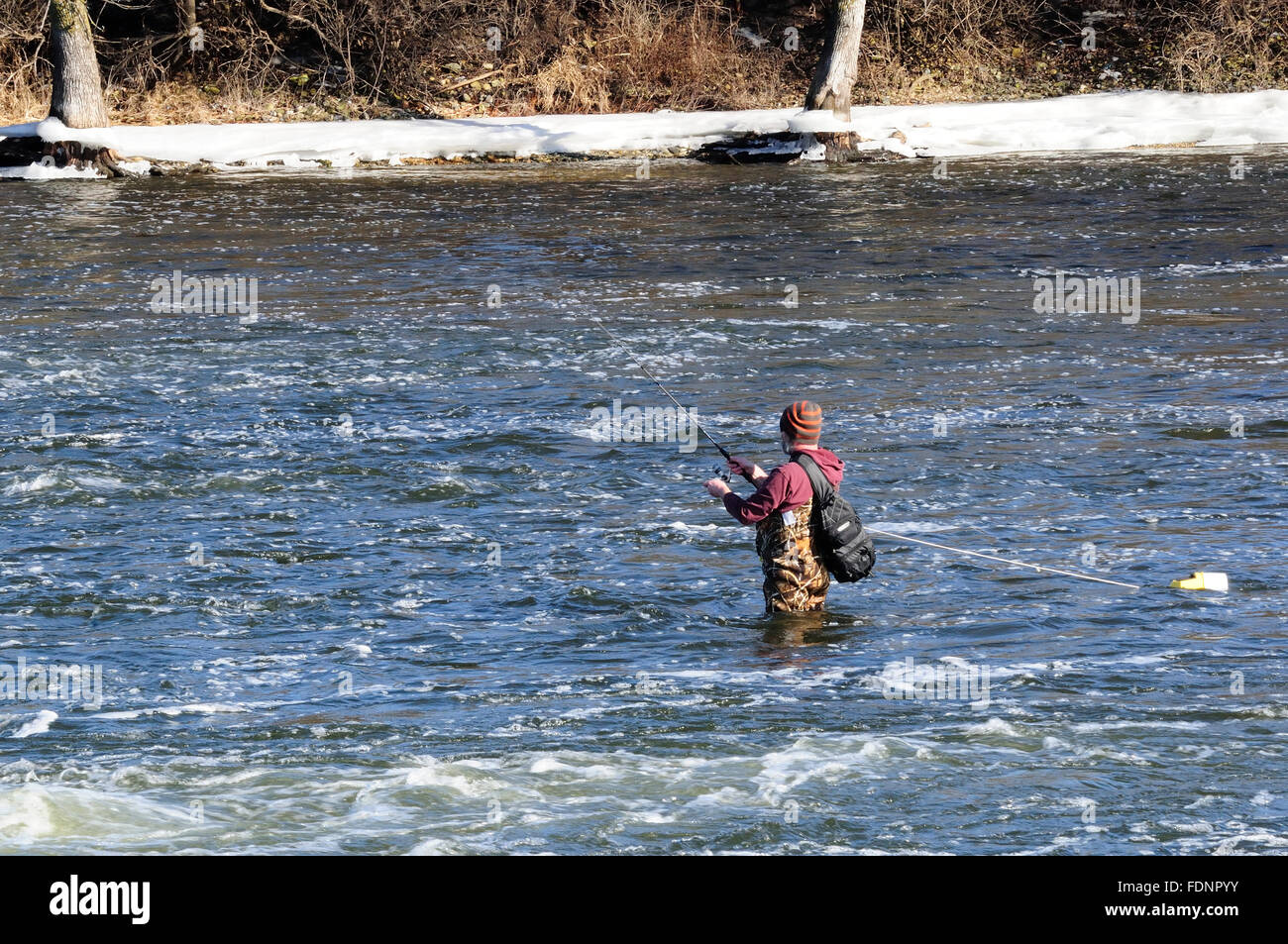 Hip waders hi-res stock photography and images - Alamy