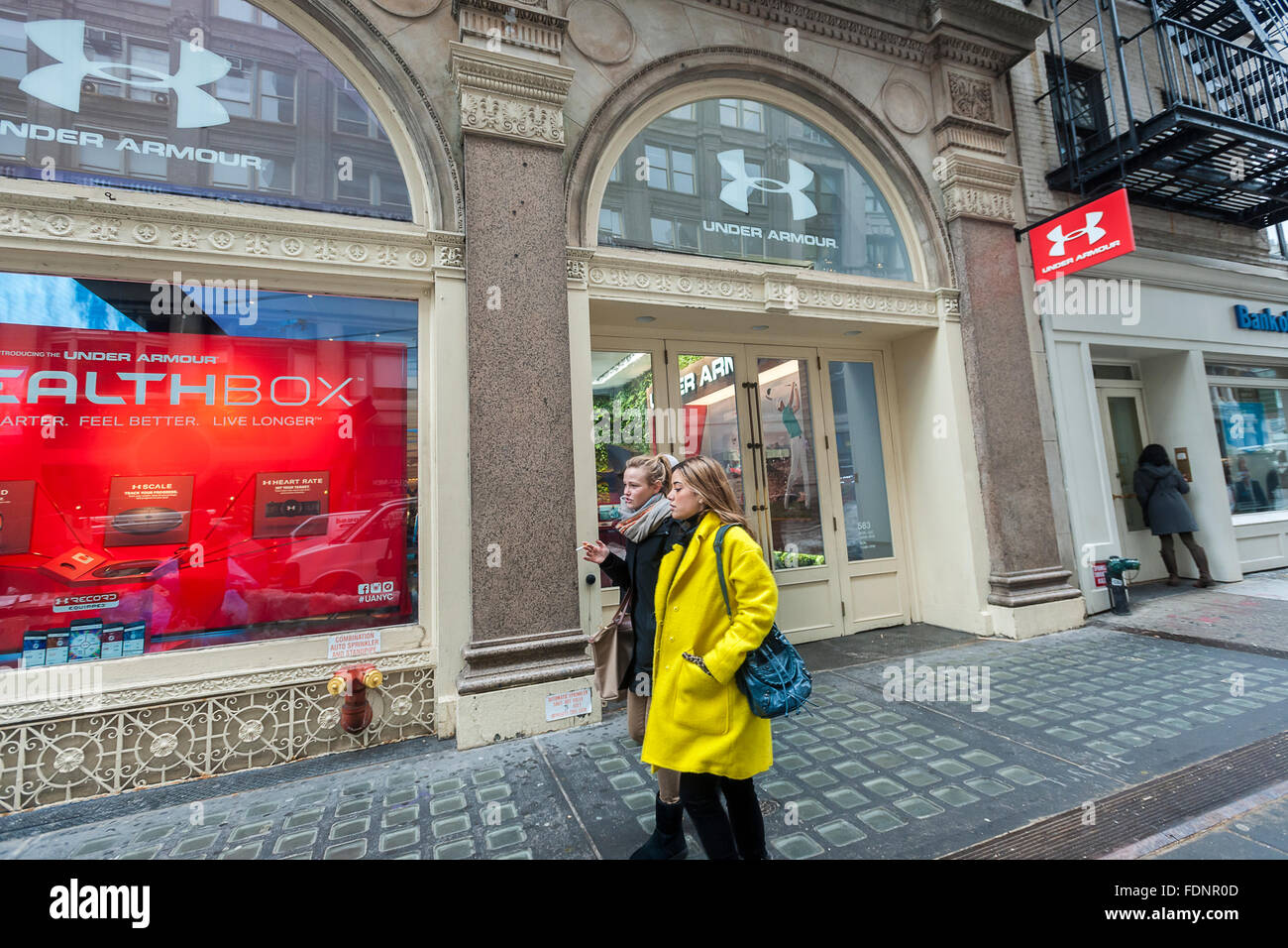 The Under Armour store in Soho in New York on Friday, January 29 Stock  Photo - Alamy