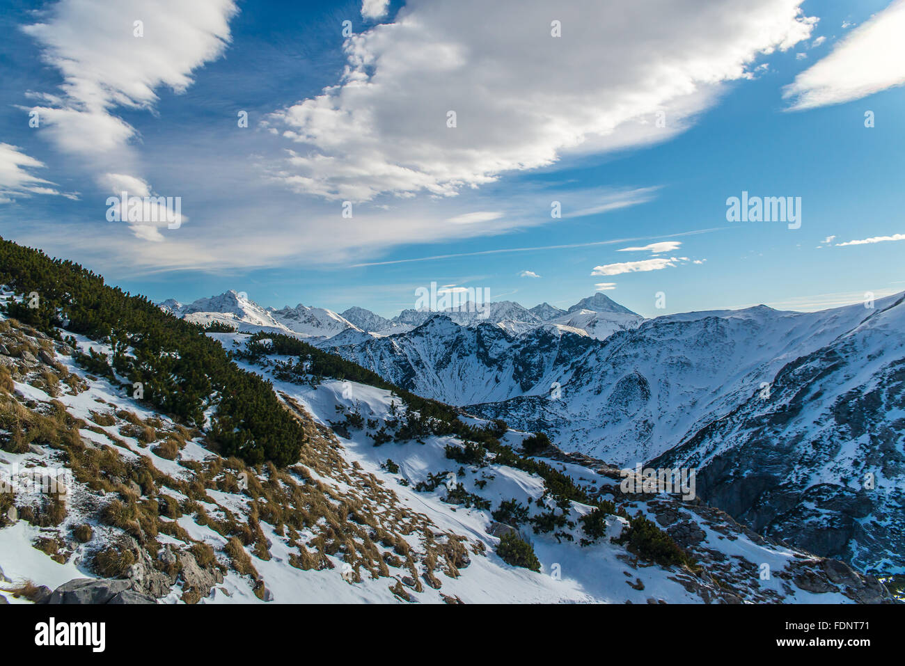 Tatra Mountains with beautiful clouds Stock Photo - Alamy