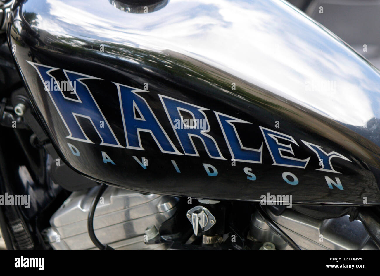 Markenname: 'Harley Davidson', Berlin. Stock Photo