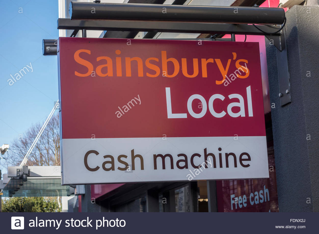 Sainsburys Cash Machine High Resolution Stock Photography and Images