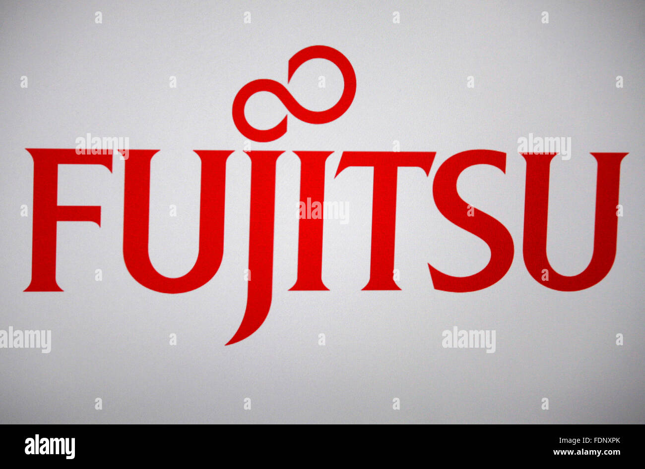 Markenname: 'Fujitsu', Berlin. Stock Photo