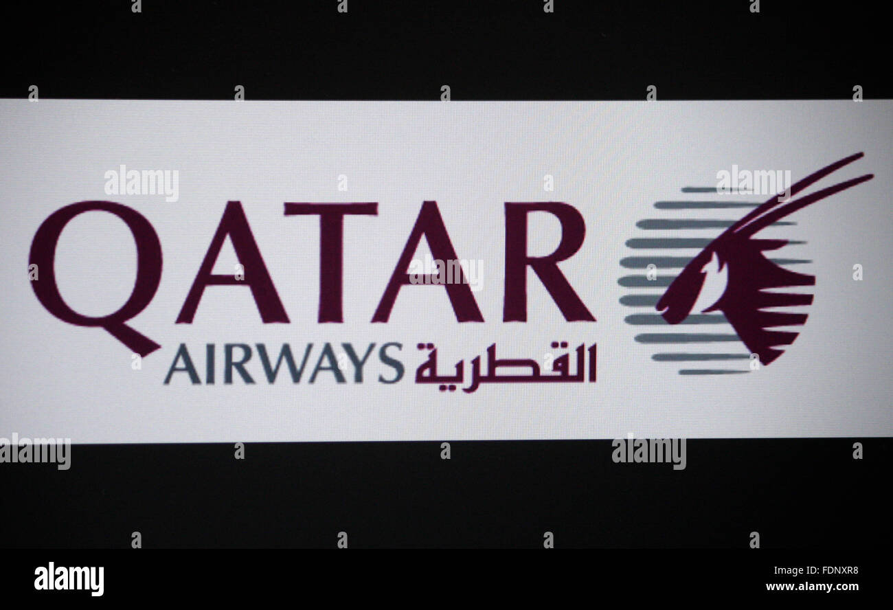 Qatar Airways Sign High Resolution Stock Photography And Images Alamy
