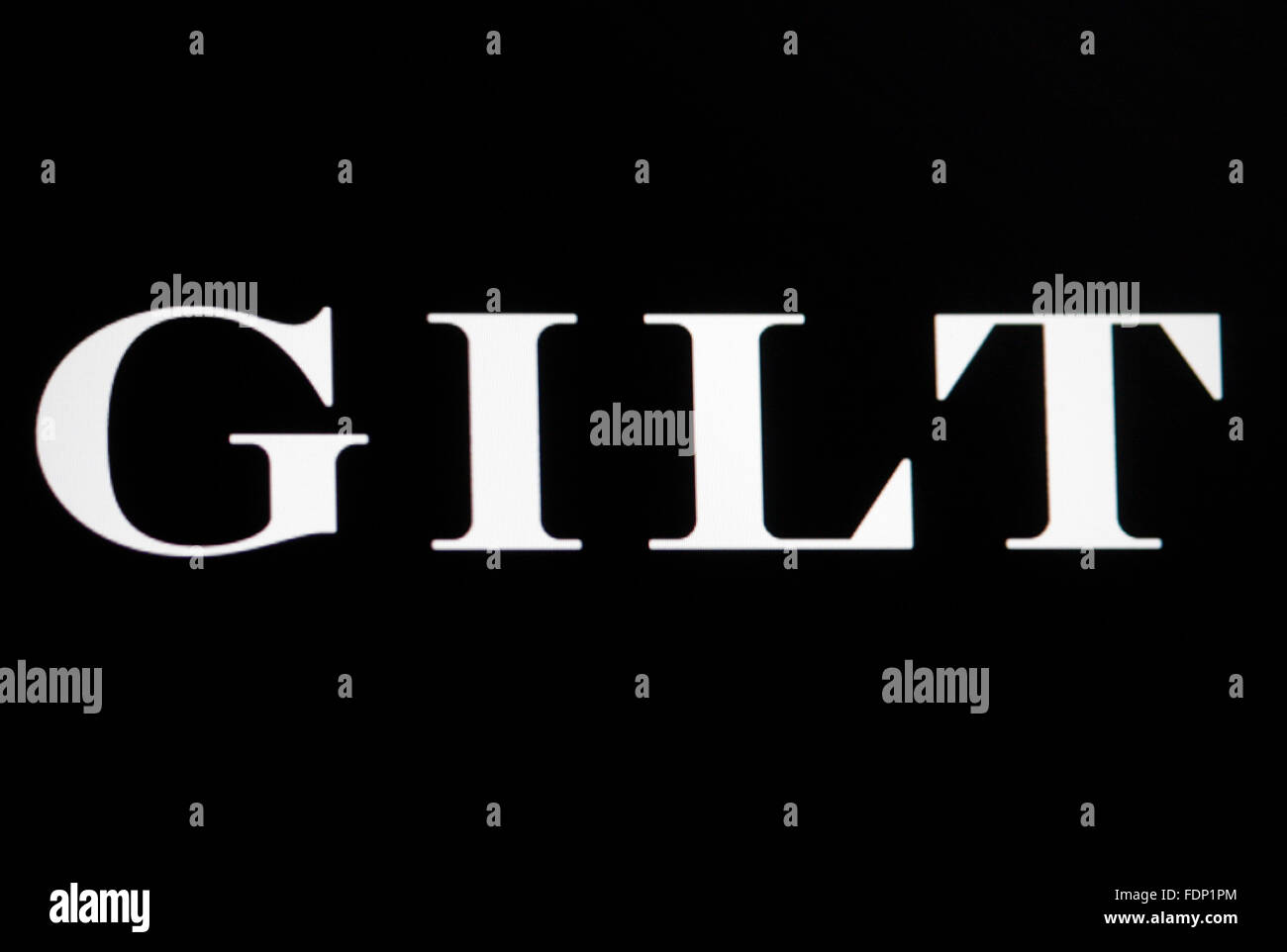 Markenname: "Gilt", Berlin. Stock Photo