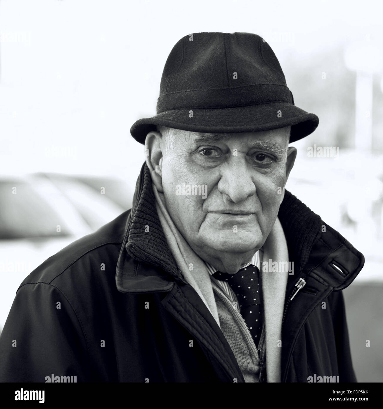 Senior man 80 years, Portrait Stock Photo