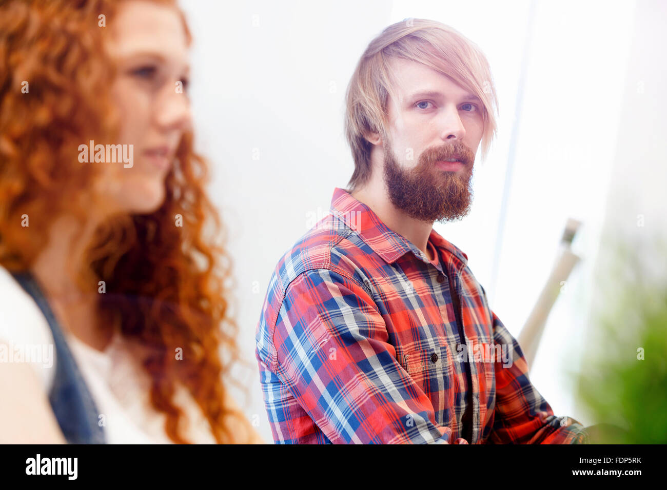 Business team working together in office Stock Photo - Alamy