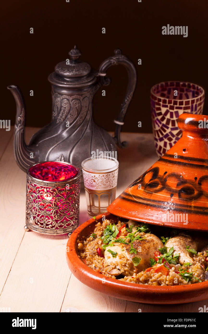 chicken,couscous Stock Photo Alamy