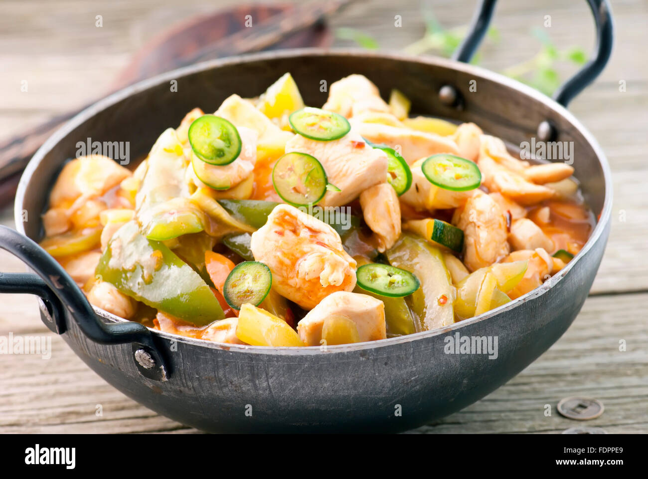 asian cuisine,wok dishes,chop suey Stock Photo - Alamy